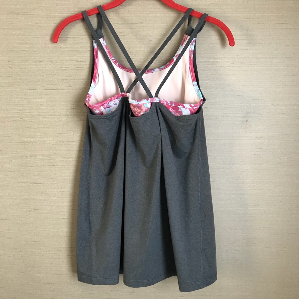 Calia Carrie Underwood Strappy Floral Bra Tank Top - Picture 7 of 8